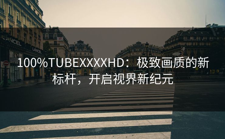 100%TUBEXXXXHD：极致画质的新标杆，开启视界新纪元
